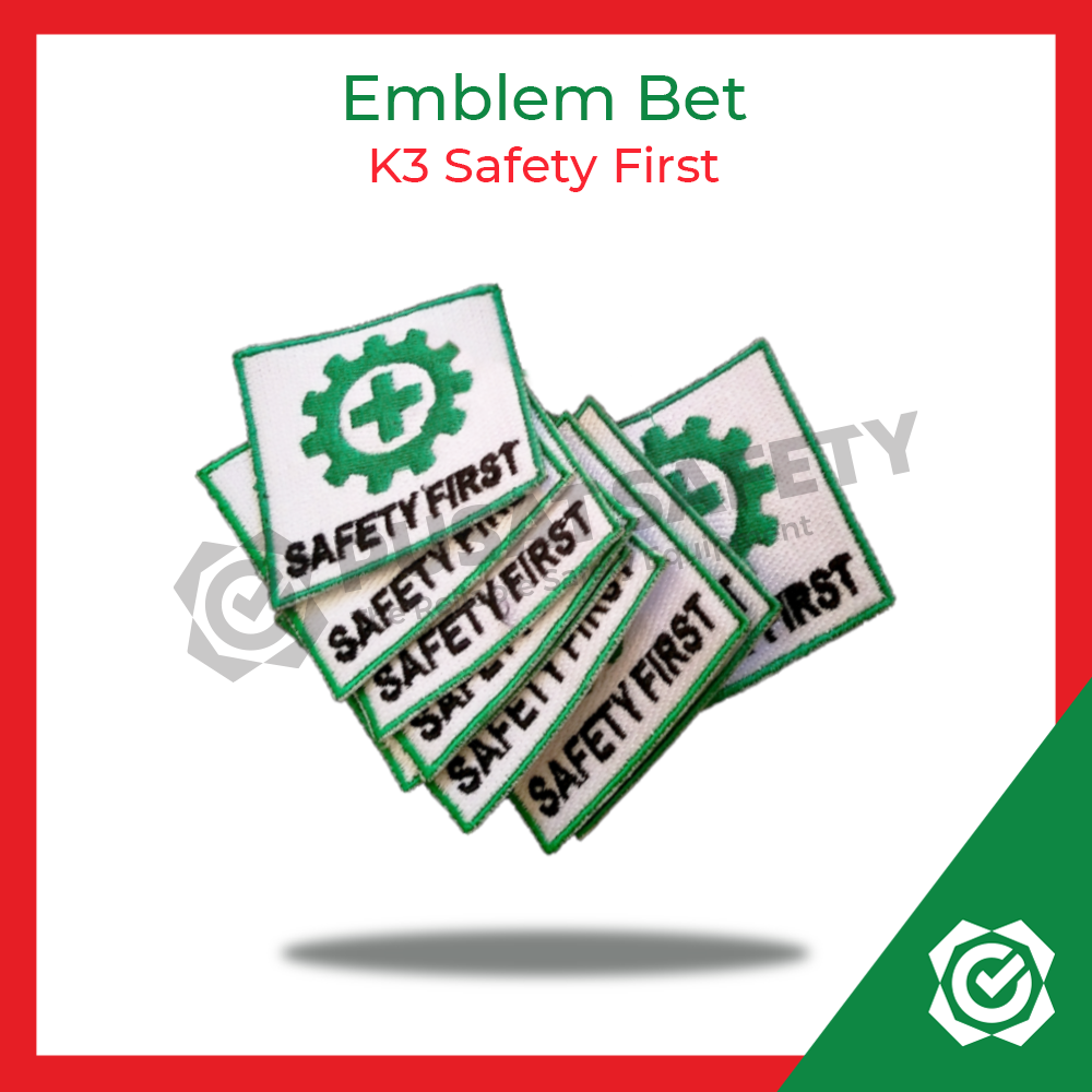 Emblem Bet Bendera Safety First / Logo K3