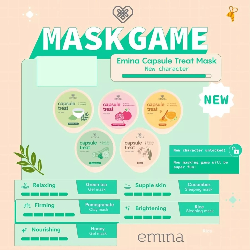 Emina Capsule Treat Gel Mask