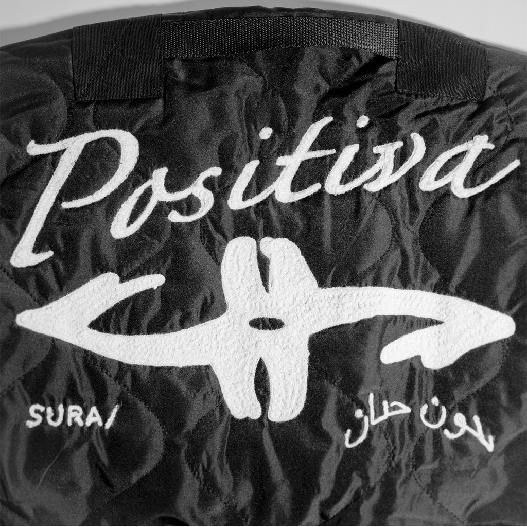 Sura Positiva - Quilted Cardigan Jacket (Samea) Black