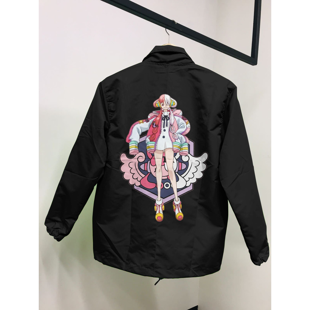 Jaket Coach Waterproof Uta Anime Manga One Piece Premium Unisex