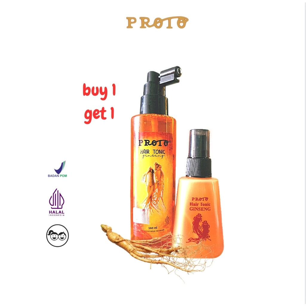 HAIR TONIC PROTO GINSENG 250ML PENUMBUH RAMBUT - HAIRTONIC - TONIC RAMBUT RONTOK ANTI KETOMBE