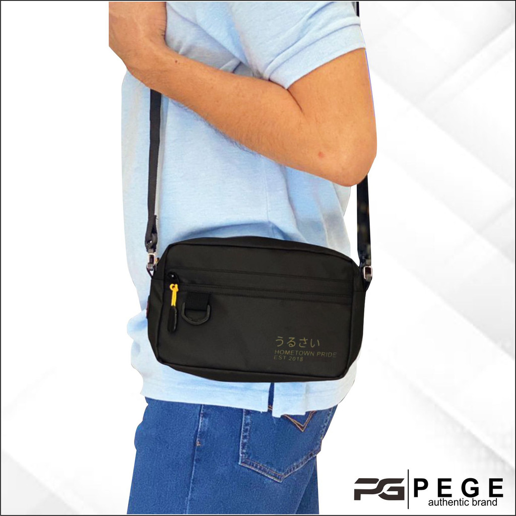 Tas Selempang Bahu Waterproof Anti Air Model 2in1 PEGE Javer Bisa Untuk Slingbag Dan Pouch - PG 8962