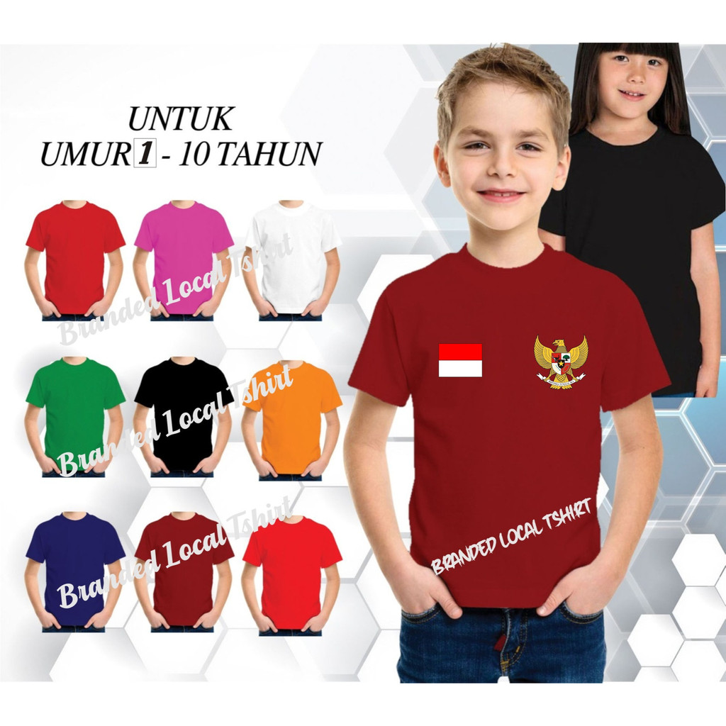 Beli 10 Pc Gratis 1 Pc Hut RI 78 Kaos Terlaris 17 Agustus 1945 78 Kemerdekaan Indonesia Kaos Merah Putih Hitam Kaos Cewek Cowok Anakxx13