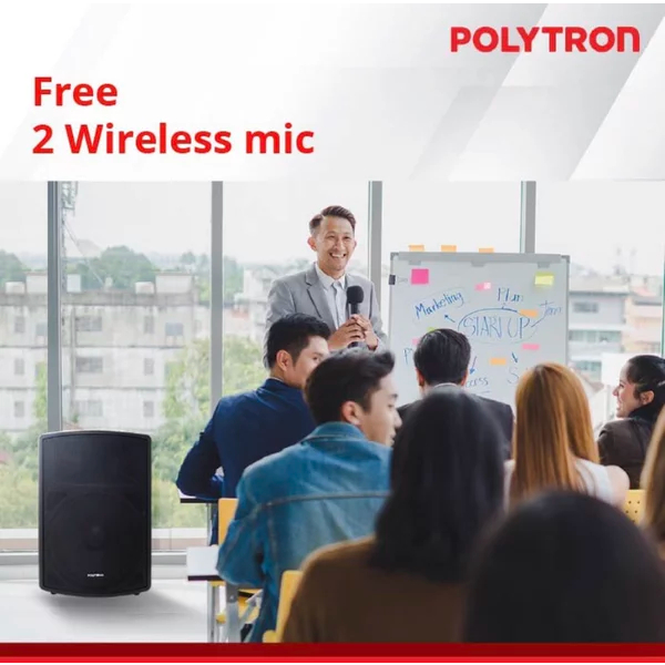 Speaker Active Bluetooth Polytron PAS PRO15F3