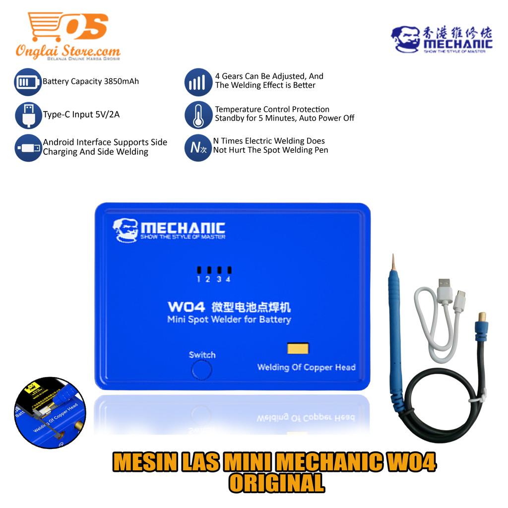 Mechanic W04 Mesin Las Mini Listrik Portable Spor Welding Original