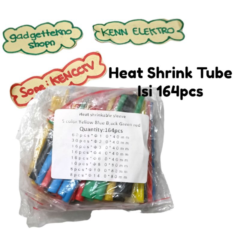 heat shrink tube isi 164pcs