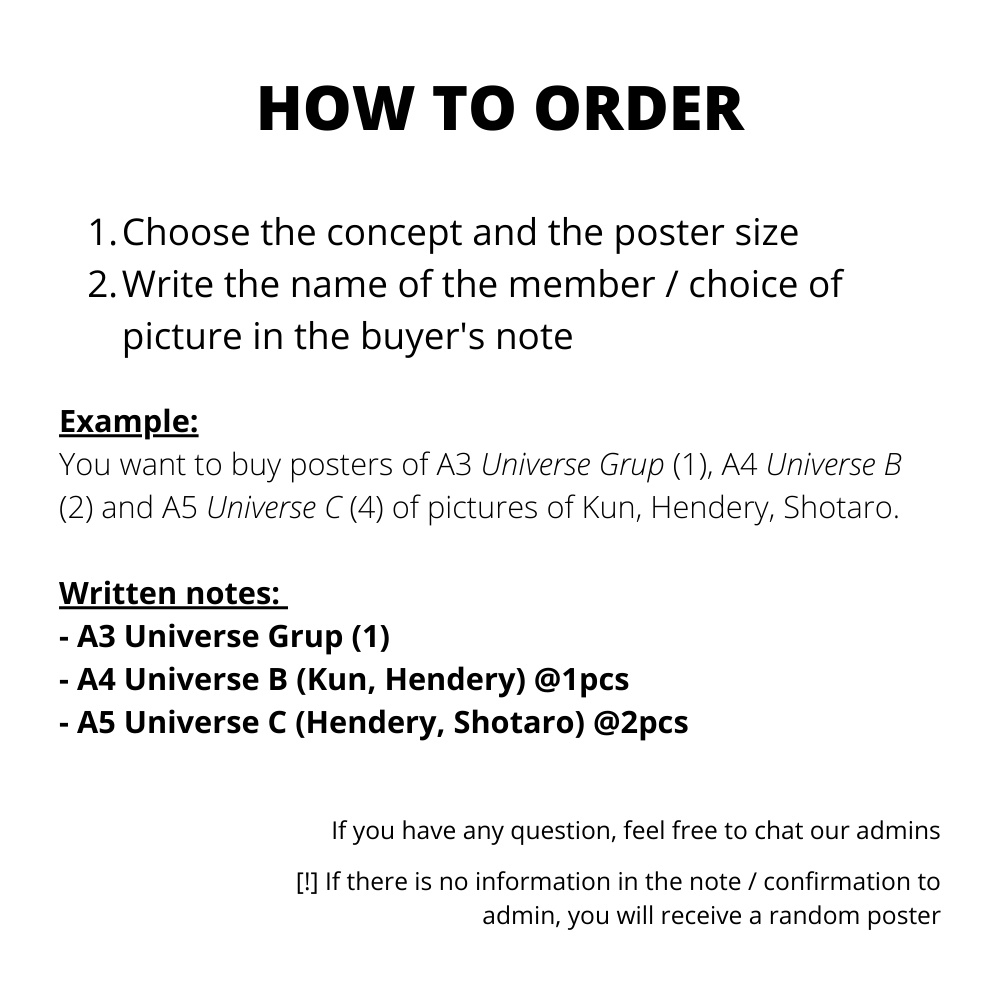 [part 2] Poster Enhypen / Enhypen Poster Collection - Poster kpop murah