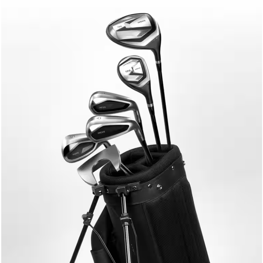 INESIS 100 Set Tongkat Golf Tangan Kanan 6 Clubs Mudah Digunakan