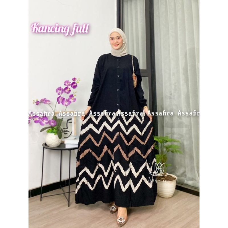 GAMIS TWILL RAYON KANCING FULL BUSUI FLOY LD 110 KAIN ADEM TEBAL TERBARU KEKINIAN DAN TERLARIS//HOME DRESS DAILY//GAMIS CANDIMEKAR MALAMAN ASLI PEKALONGAN