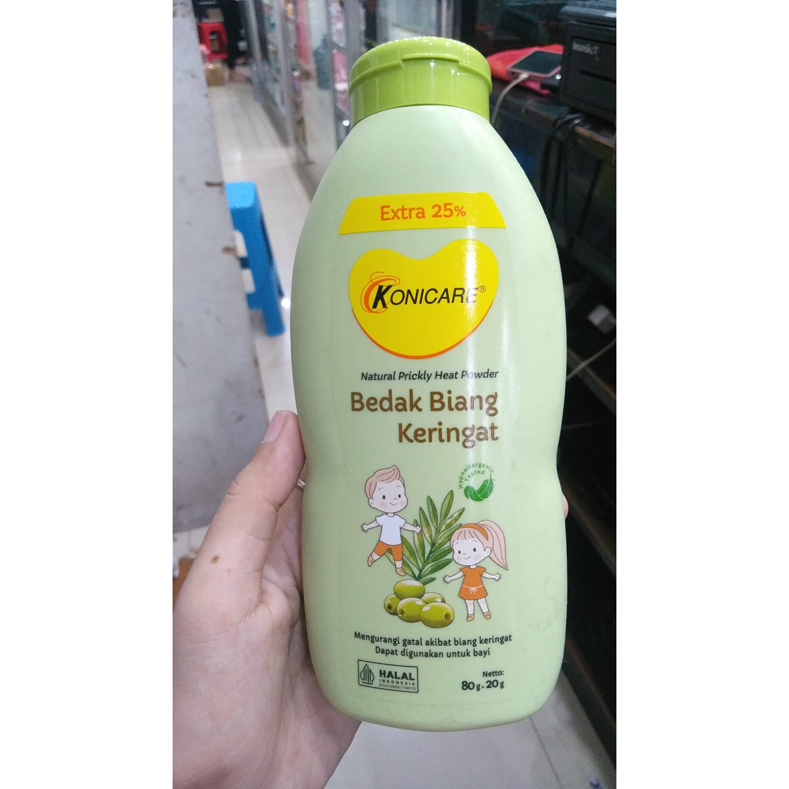 Konicare Bedak Biang Keringat 80g (kemasan baru)