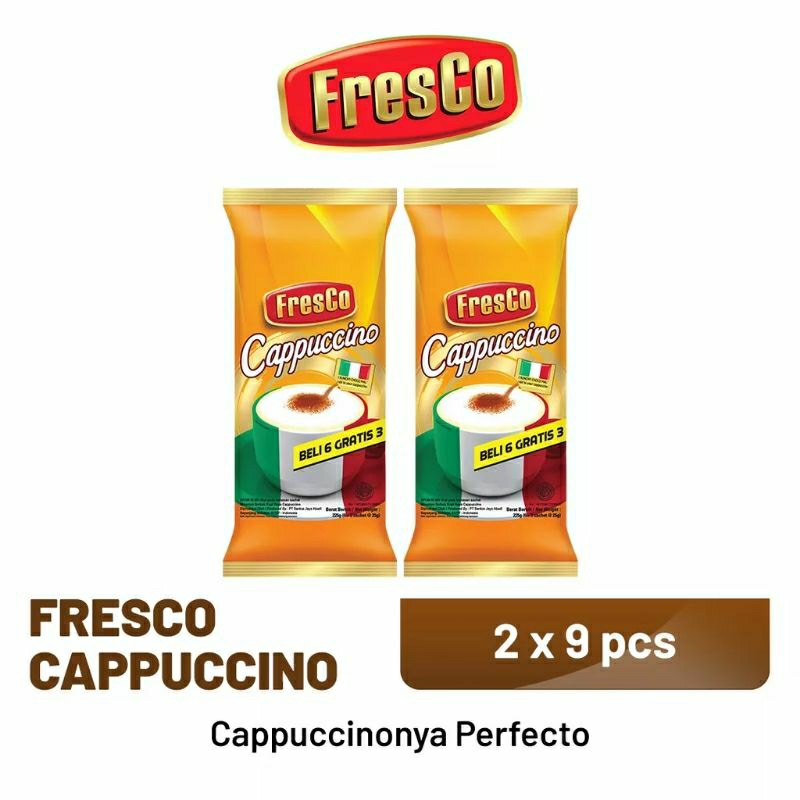 

FRESCO CAPPUCINO 2 BAG ( 9X25 GRAM )