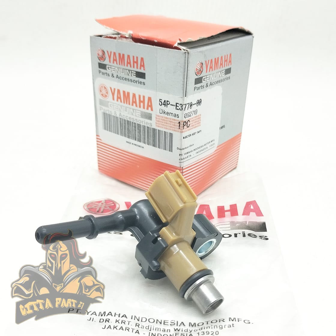 INJEKTOR SET KOMPLIT ASLI ORIGINAL YAMAHA 54P 4 HOLE KUALITAS ASLI ORIGINAL YAMAHA AHM PRESISI BENSIN JADI LANCAR DAN DIJAMIN AWET INJECTOR MIO J SOUL GT 115 FINO FI 115 XRIDE 115 X RIDE XEON