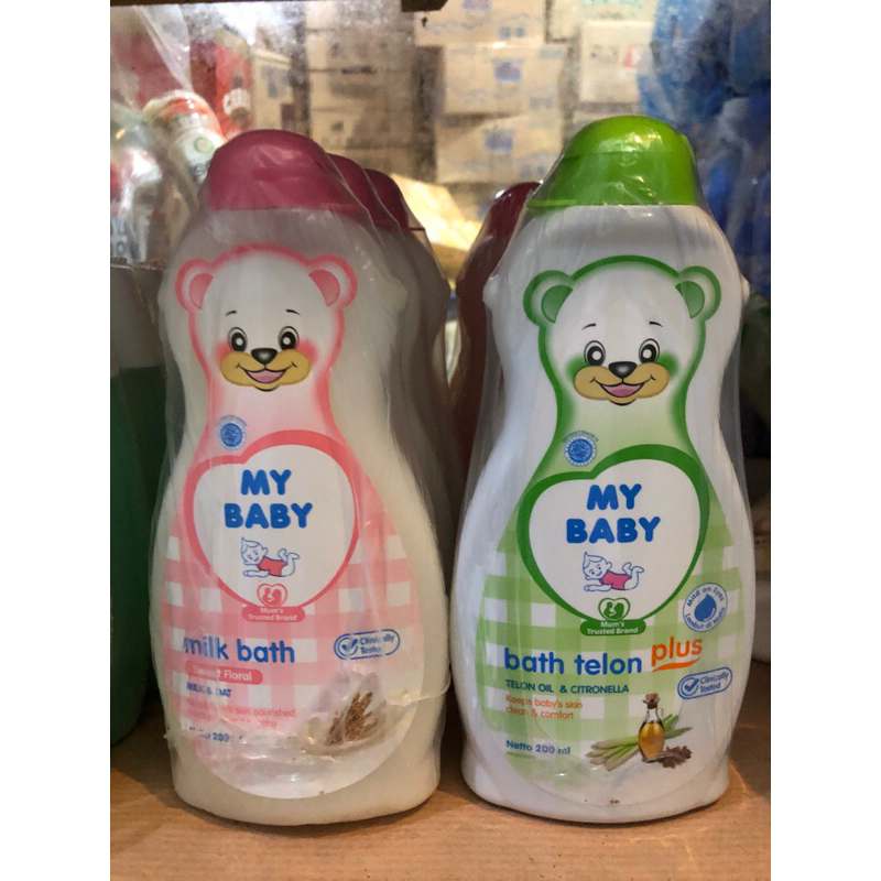 [Botol] MY BABY Milk Bath 200 ml Besar