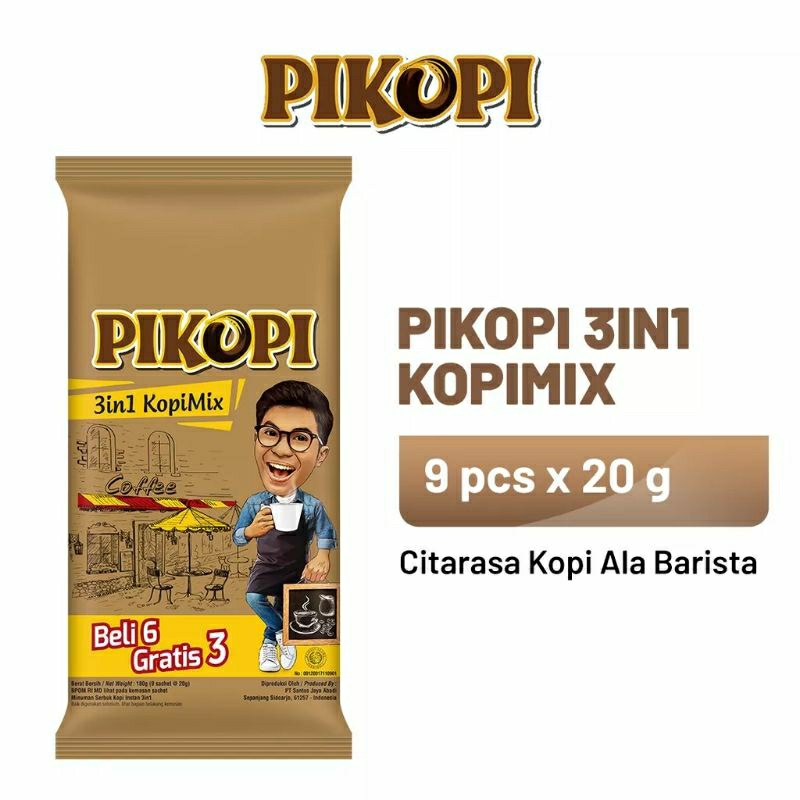 

PIKOPI KOPI MIX 1 PACK 9X20 GRAM