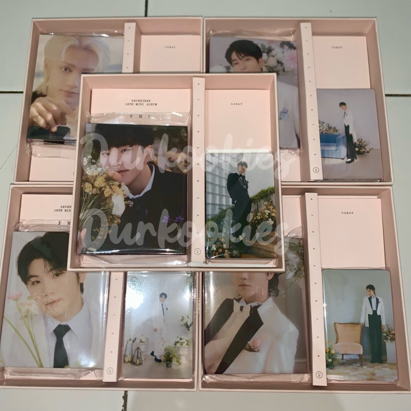 ALBUM CARAT VERSION ( CARVER ) FML WONWOO JUN HOSHI WOOZI THE 8 WEVERSE READY