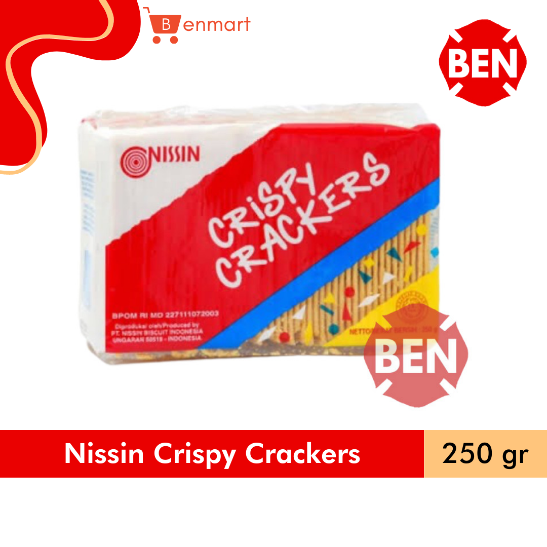 

Nissin Crispy Crackers 250g 250gr 250 g gr Biskuit Asin Cracker Besar