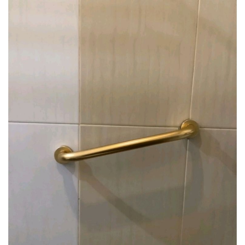 Grib bar stainless gold 60cm / pegangan kamar mandi gold 60cm