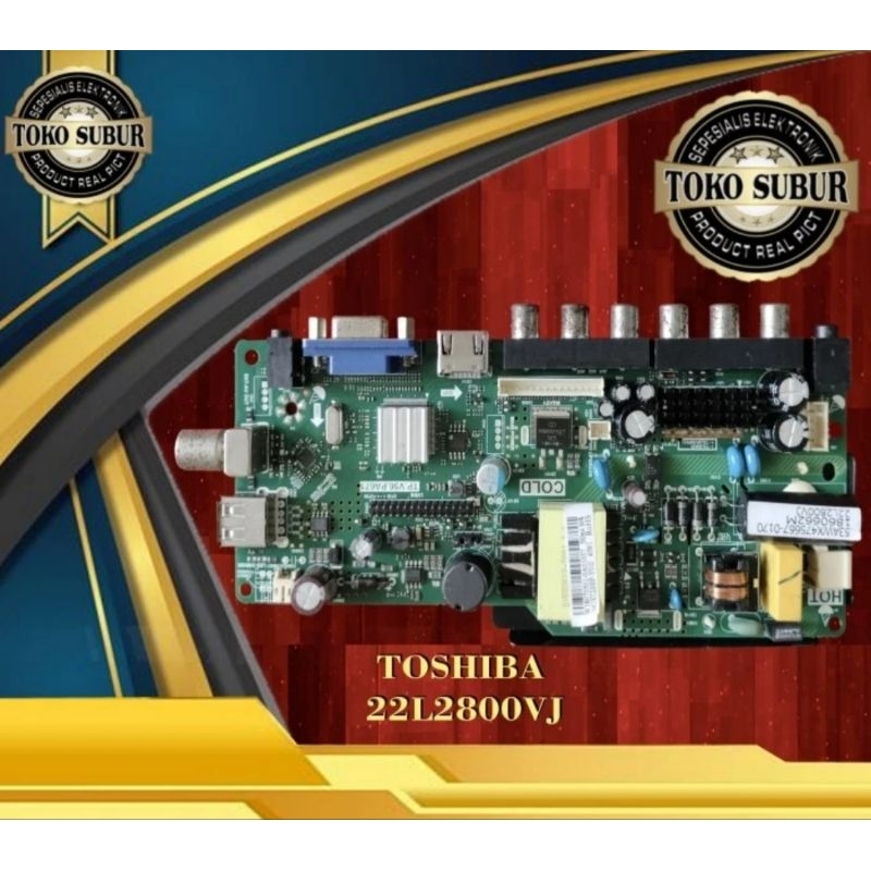 MB ori mainboard tv LED Toshiba 22L2800VJ
