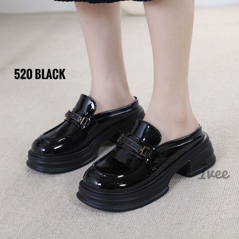 IVEE OXFORDS WEDGES SLOP KOREA SHOES ELELE #520