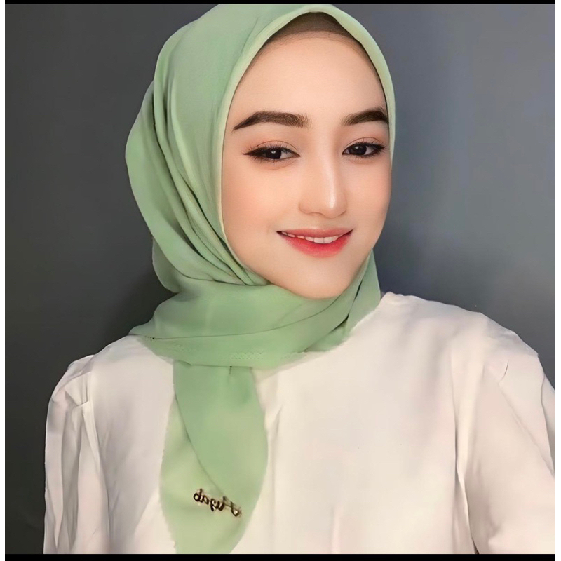 HIJAB JILBAB KERUDUNG PARIS OLIVE PREMIUM