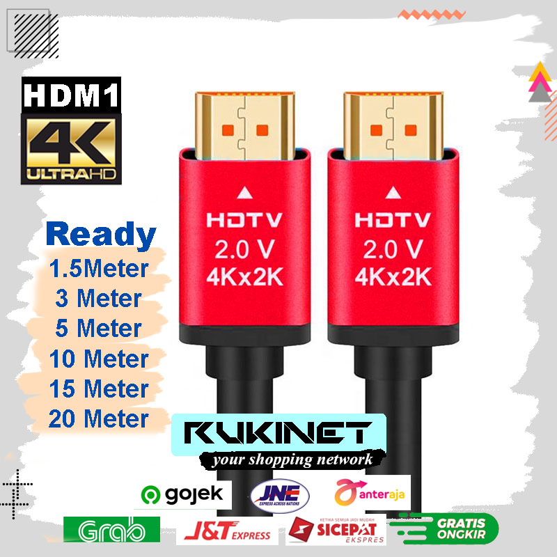 Kabel HDTV 4K Ultra HD Premium 1,5m 3m 5m HDmi