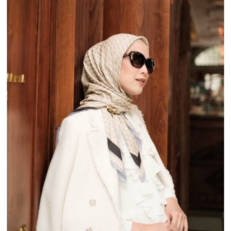 HIJAB MUSLIMAH / SALSAA CREAM / JILBAB JUMBO / JILBAB SIMPLE / JILBAB SEGI 4 / JILBAB MOTIF PREMIUM 