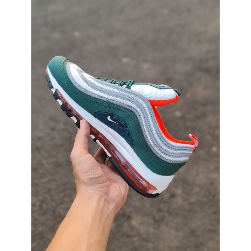 Sepatu • Pria Joging Airmax97 Rainforest Green Premium