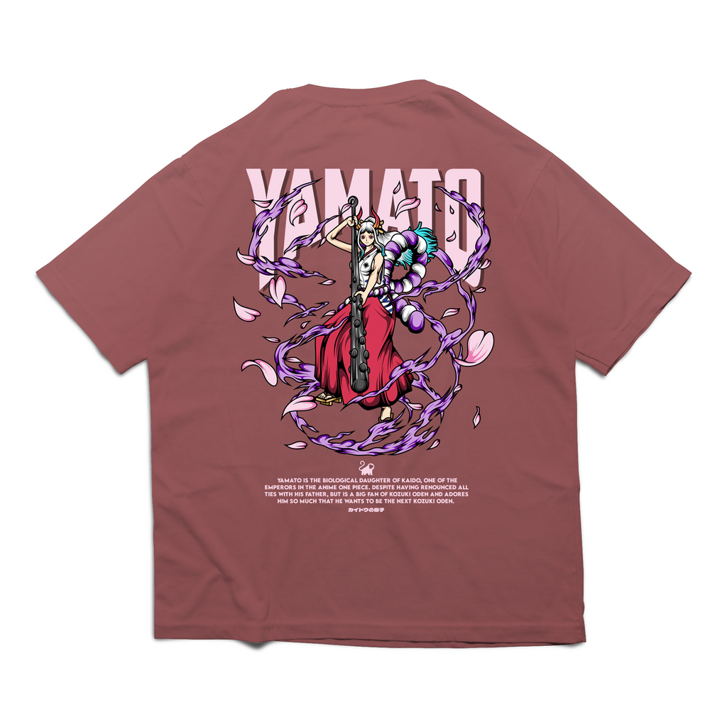 KAOS ANIME ONEPIECE YAMATO CANDY PINK | Baju Distro Pria Wanita - KUUL INDUSTRIES