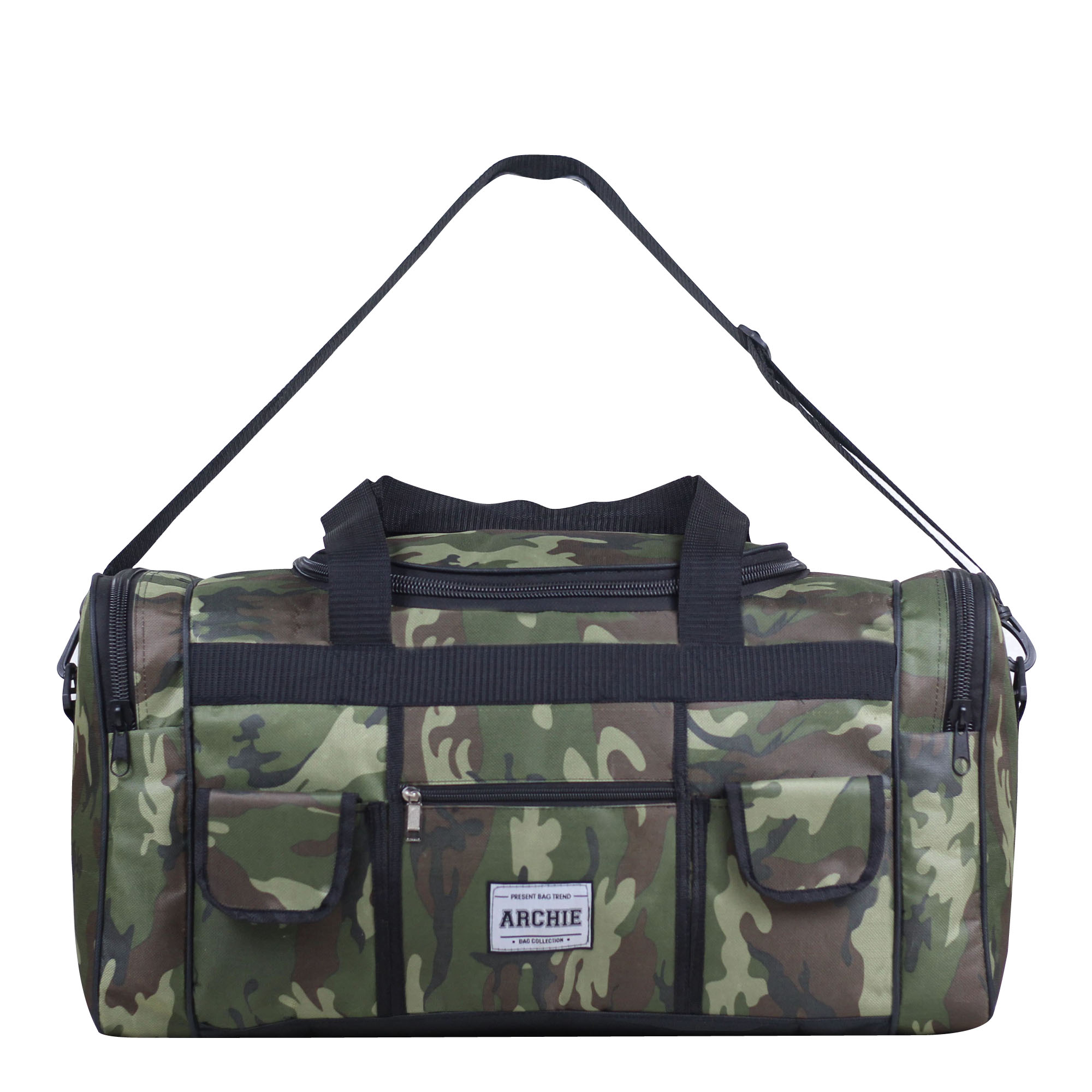 Tas Mudik Travel Bag Tas Duffel Gym Murah Motif Army Selempang Slingbag Tas Pakaian Murah Keren Form