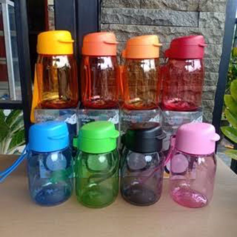 cute to go 350 ml botol kristal 350ml Tupperware h2go