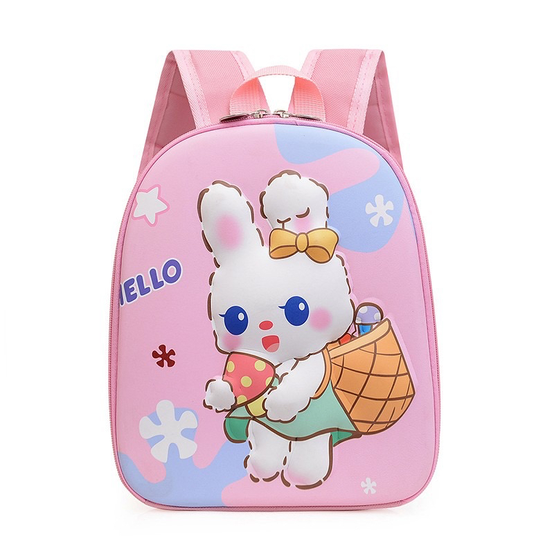 Naomi - 3D KICHIRO Shell Bag Tas kerang Backpack - Tas ransel Anak Kids Back pack 3 Dimensi TK Paud - Tas Anak Lucu Karakter Super Mario Mickey Minnie Mouse Frozen Rabbit Bear Cinnamoroll  Surabaya Instan