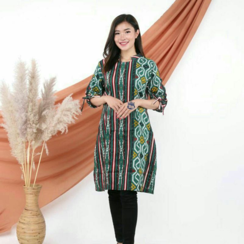 TUNIK SONGKET MARTA - ATASAN BLOUSE WANITA