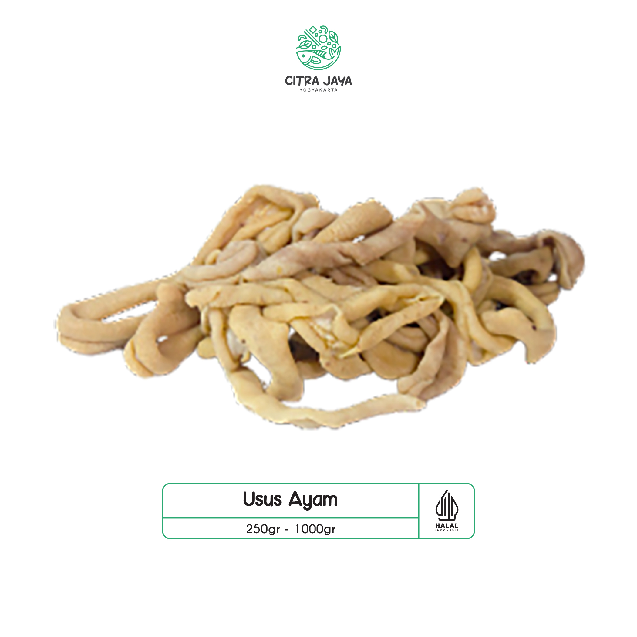 

Usus Ayam 1000g - Citra Jaya Yogyakarta