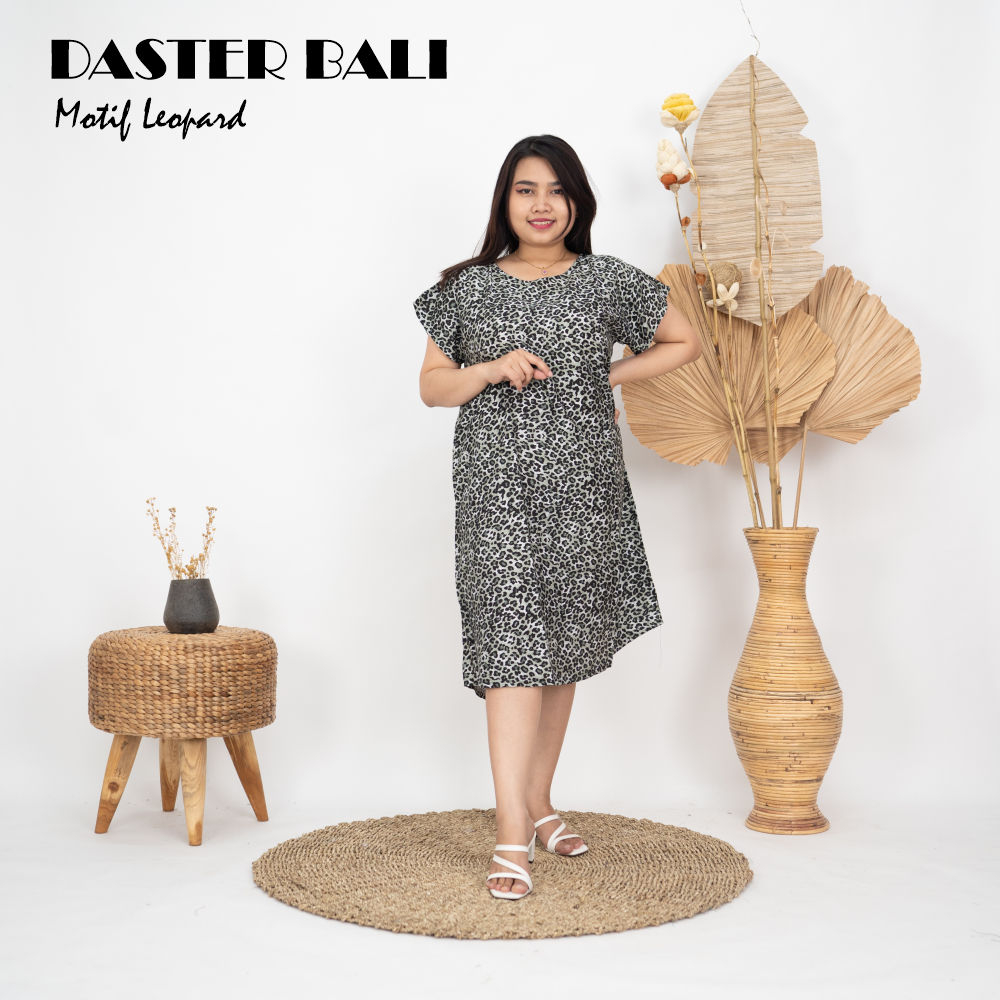 Daster Motif Leopard Bahan Rayon Premium Untuk Remaja dan Dewasa Termurah Dan Kekinian