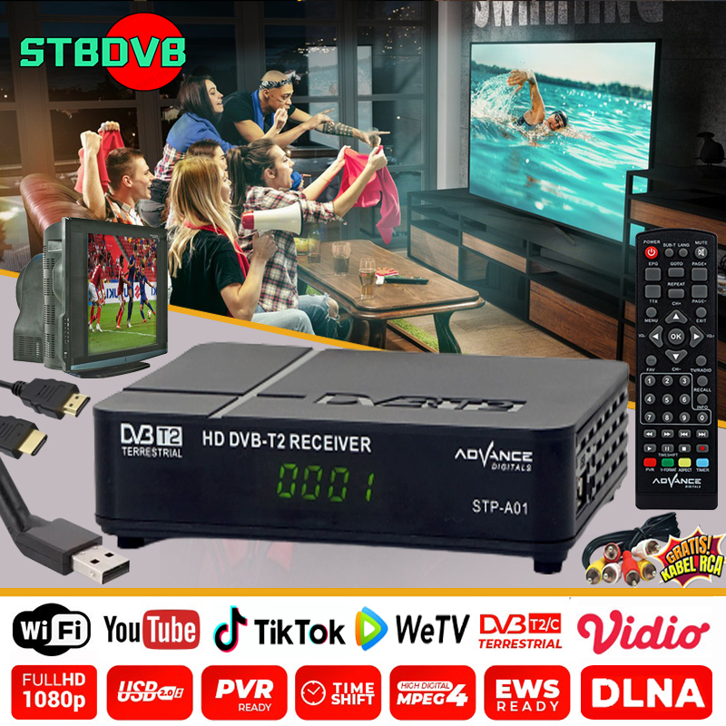 box tv digital set to box tv tabung receiver tv fhd smart matrix Kompatibel dengan semua perangkat