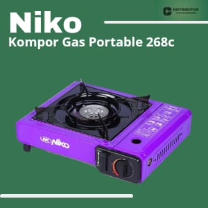 NIKO Kompor Portable NK 268C Warna / Camping / Piknik / Bbq / Grill