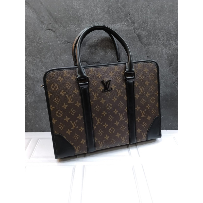 Tas laptop Lv import tas kantor pria wanita branded