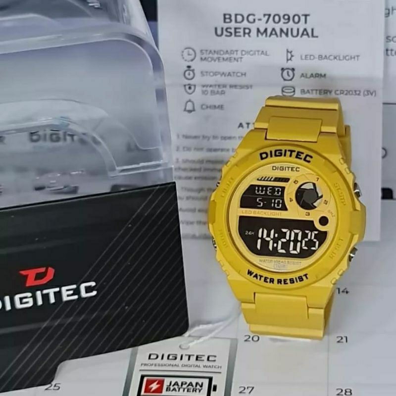 DIGITk 7090 ORIGINAL JAM TANGAN PRIA DIGITAL WATER PROOF GARANSI