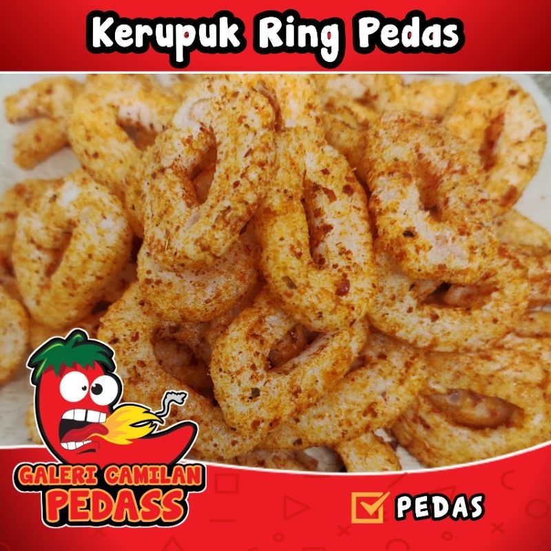 

Galeri Camilan Pedas Kerupuk Ring Pedas Setan Kiloan 250 Gram