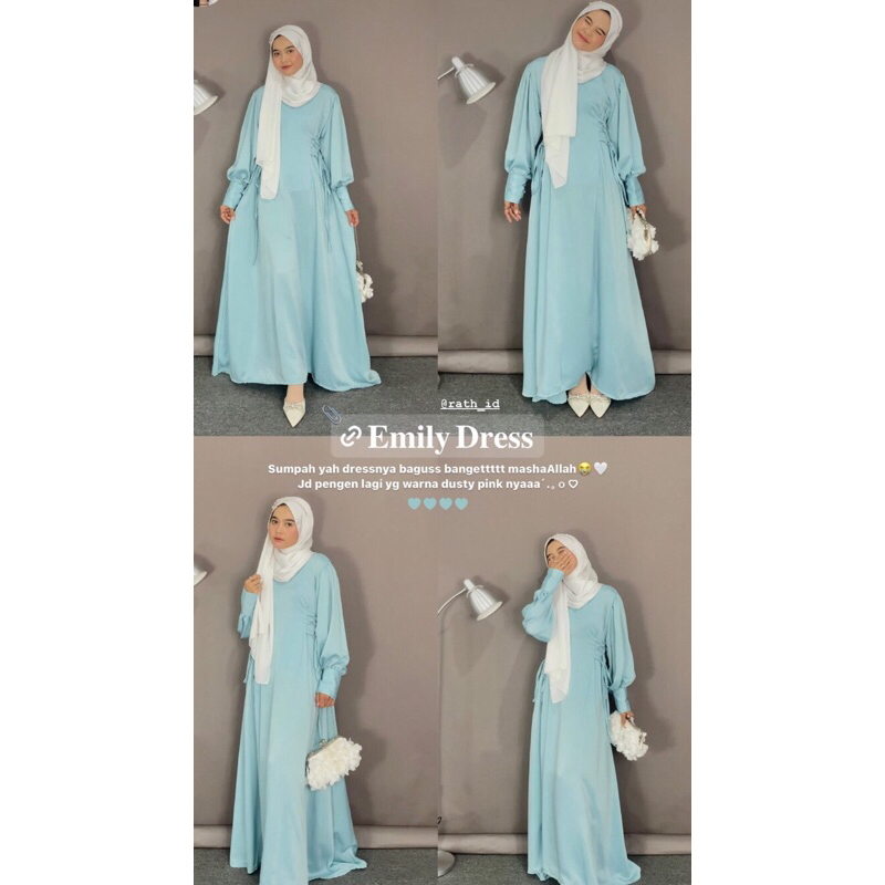 EMILY DRESS / DRESS LEBARAN / DRESS RAYA