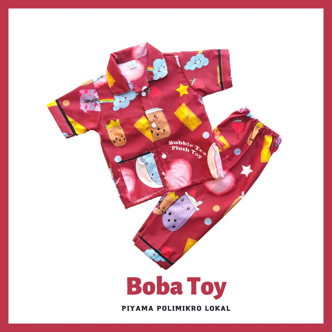 Piyama Polimikro 0-4Tahun //piyama anak // piyama murah // piyama karakter cewe