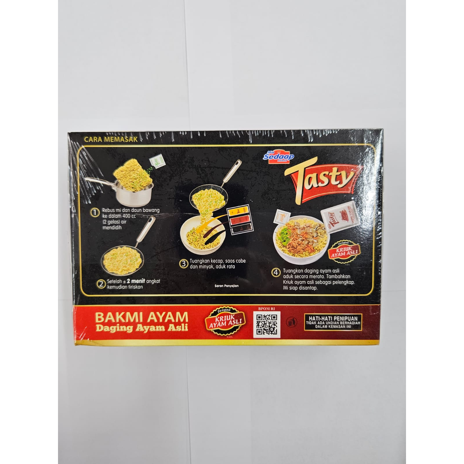 Sedaap Tasty Mie Instant Bakmi Daging Ayam Asli 129 gram