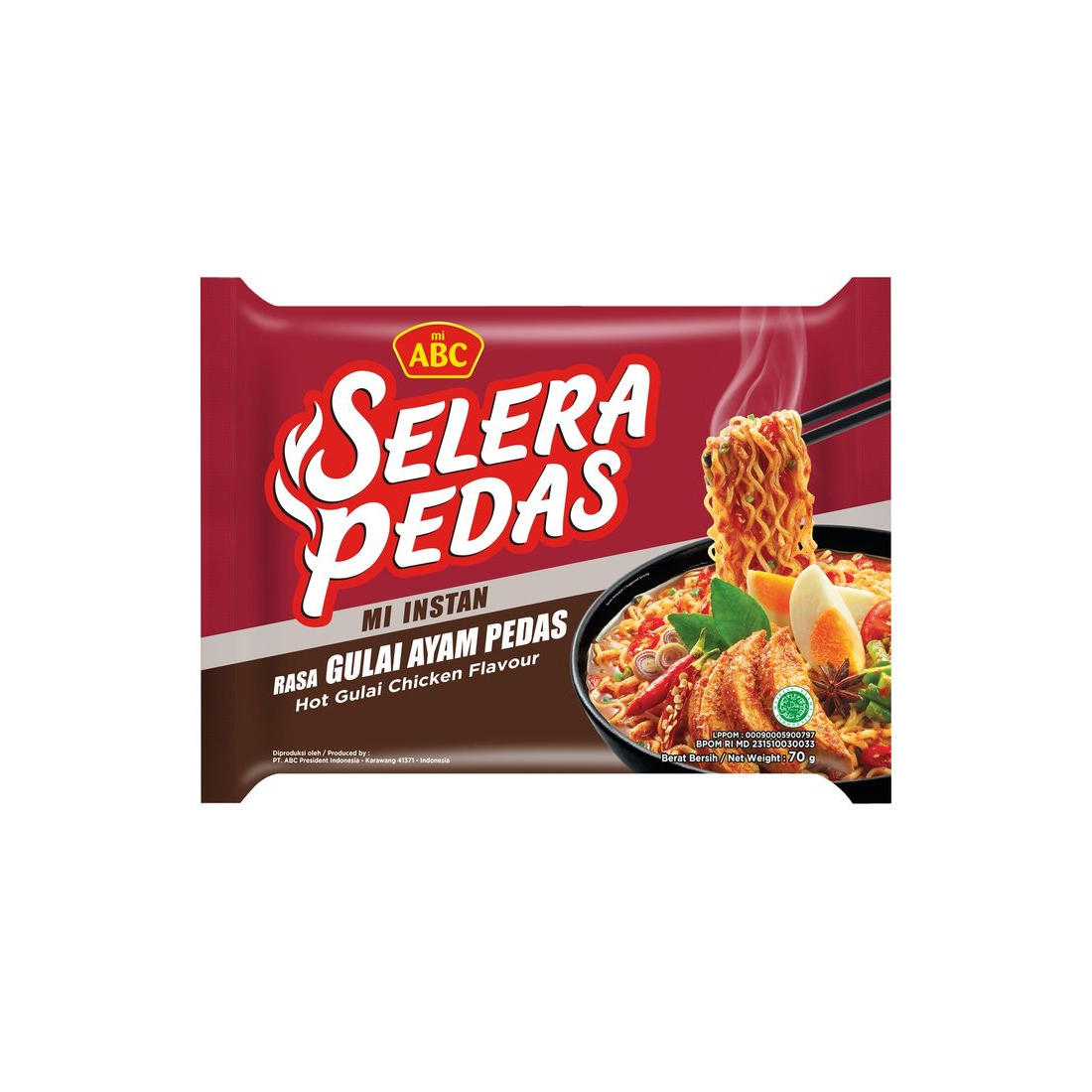 

MIE ABC GULAI AYAM PEDAS 70 GR