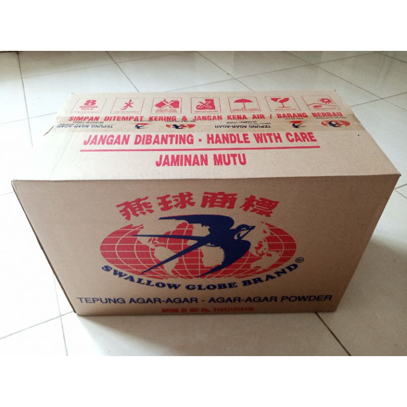 

Agar Agar Swallow Globe 1 Karton isi 24 box @12 pcs