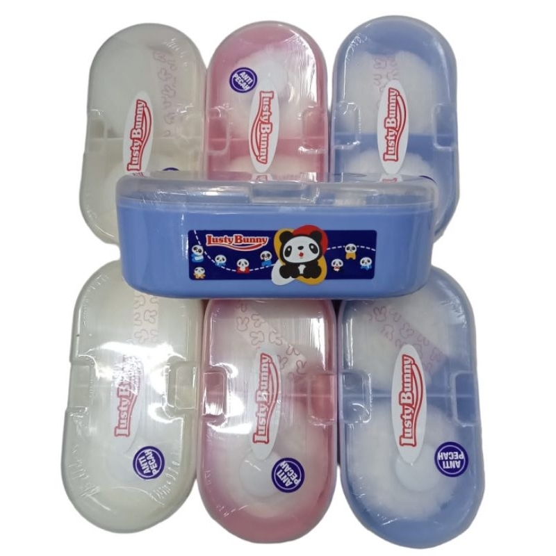 Lustybunny Tempat Bedak isi 2 + Tepukan TB1603 TB1504 TB1510