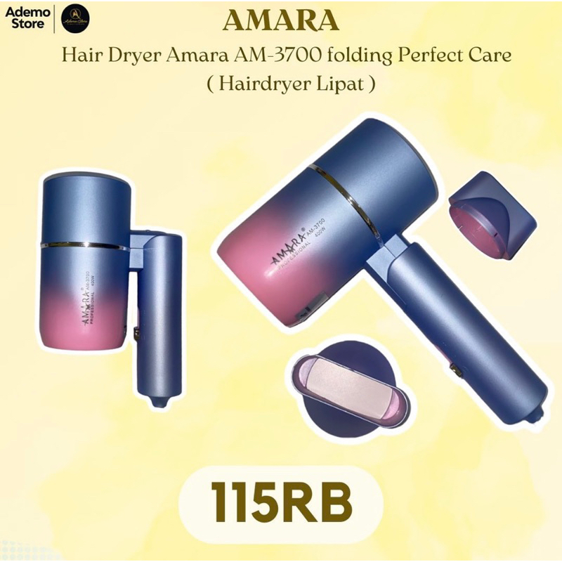 HAIR DRYER Amara AM-3700 100% Original