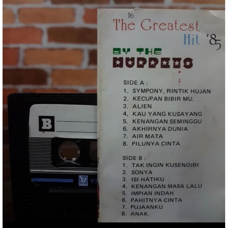 Kaset Pita 16 The Greatest Hit '85 - By The Muppeis