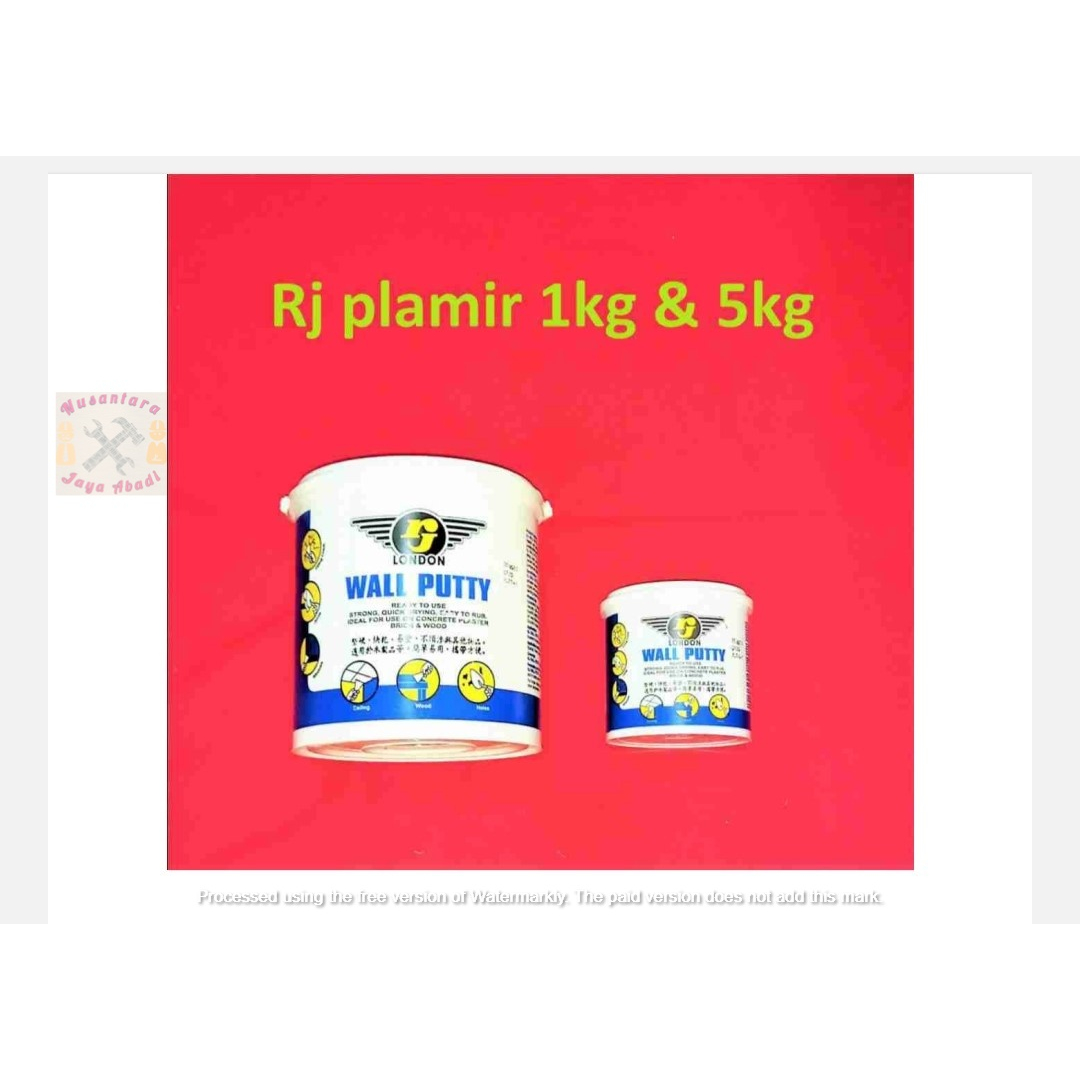 PLAMIR 5KG / PLAMIR WALL FILLER / PLAMIR TAMBAL LUBANG TEMBOK 5KG