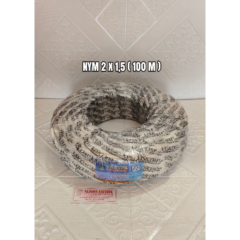 Kabel batang NYM 2 x 1,5 ( 100M ) VISICOM