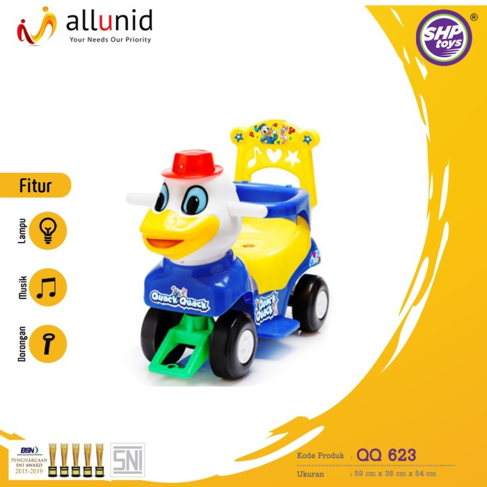 Mainan Anak Ride On Car / Tolocar SHP QQ623 mainan anak -gowes laju
